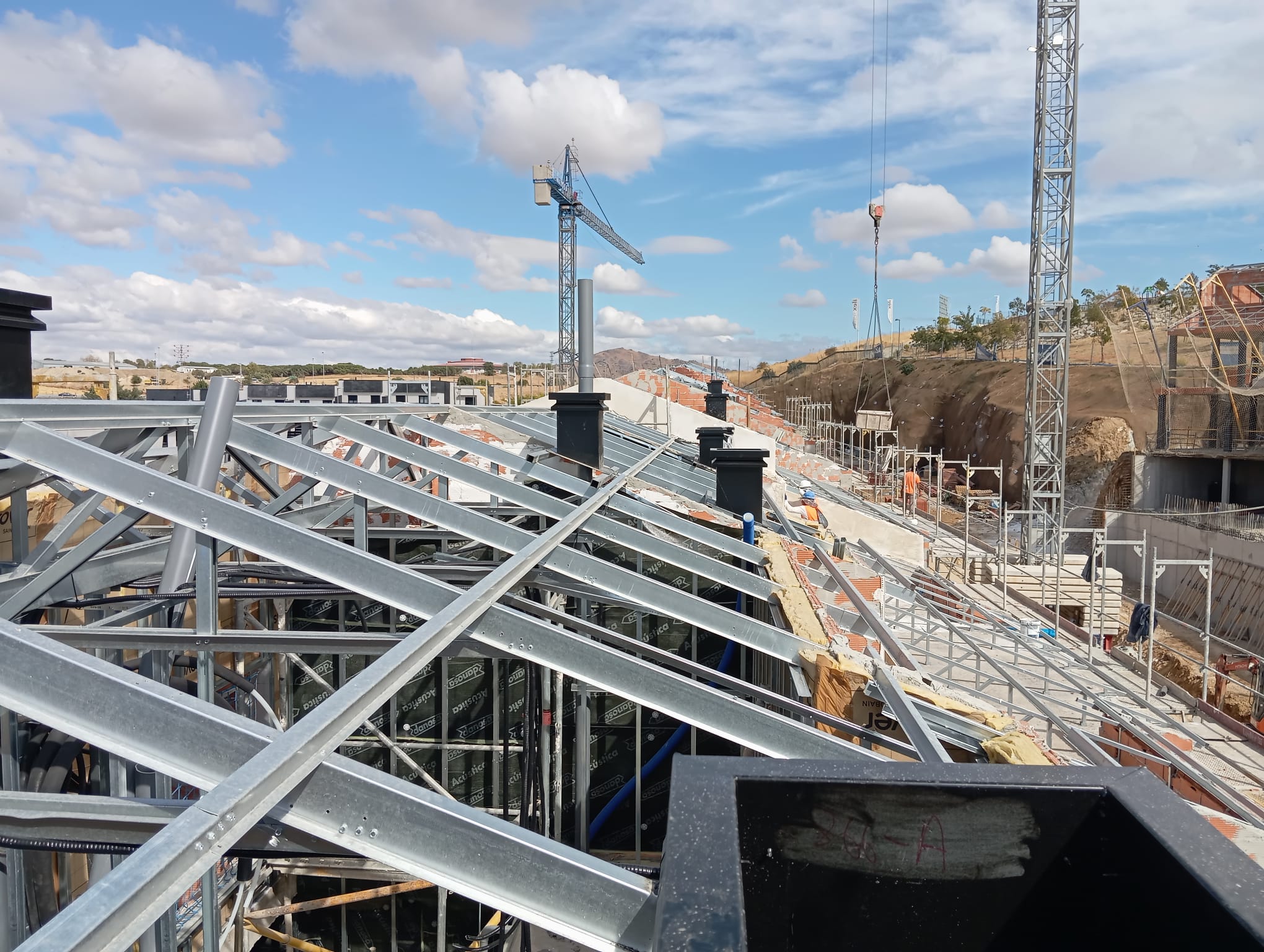 Estructura metalica habitable para tejados y cubiertas